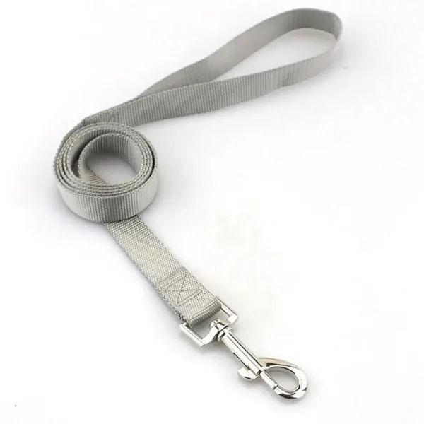 Color: Rose Red, Size: M - Strong Durable Dog Training Leash Lightweight Soft Convertible Pet Traction