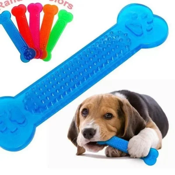 Color: Red, Ships From: CHINA - Hot Sale Pet Dog Chew Toys Rubber Bone Toy Aggressive Chewers Dog Toothbrush Doggy Puppy Dental Care For Dog Pet Accessories