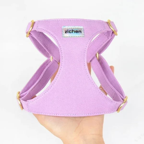 Color: PURPLE, Size: S - Puppy Harness with Multifunction Leash Set Dog Harness Vest for Small Dogs No Pull Step in Harness for Extra Small Dogs 2024 New