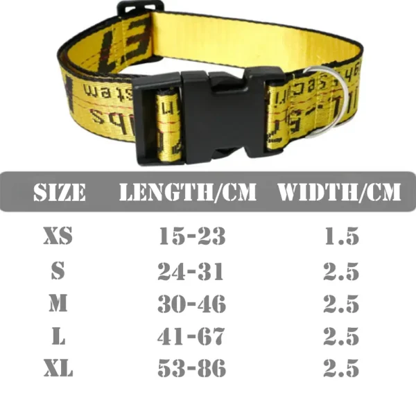 Color: Black, Size: L - Fashion Dog Collar Leash Set Gold Chain Nylon Pets Dog Collar Leash Long Rope Lettered Collar Perro Collar For Pitbull Puppy Dog